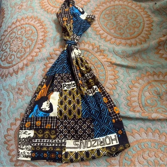 ⭐️ Patterned Hat with Earthy Tones - Picture 5 of 7